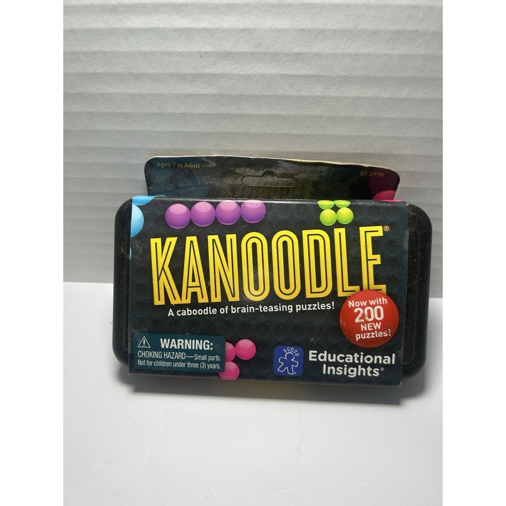 Kanoodle - Brain Teaser - 101 Puzzle Challenges - Portable Travel Game Complete